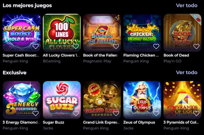 HighFly Casino Juegos