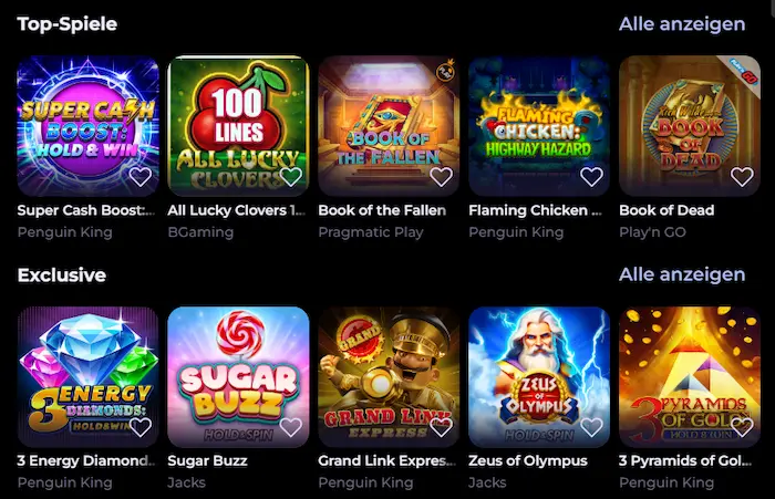 HighFly Casino spiele